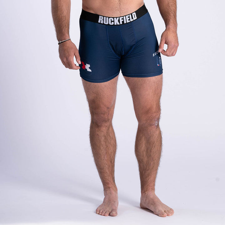 Boxer Navy du French Rugby Club Ruckfield