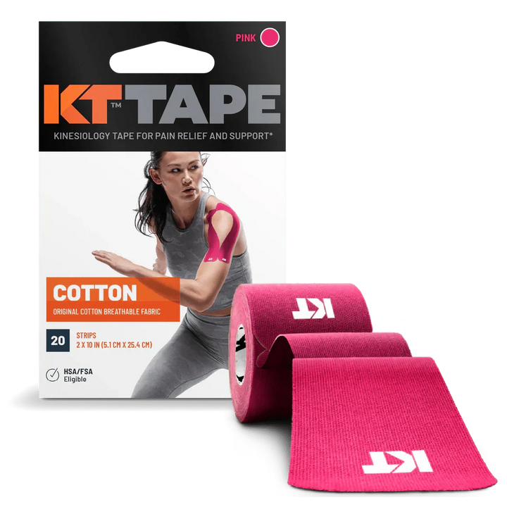 KT Tape Original Voorgesneden (5 x 25 cm) – 20 pièces – 5 mètres