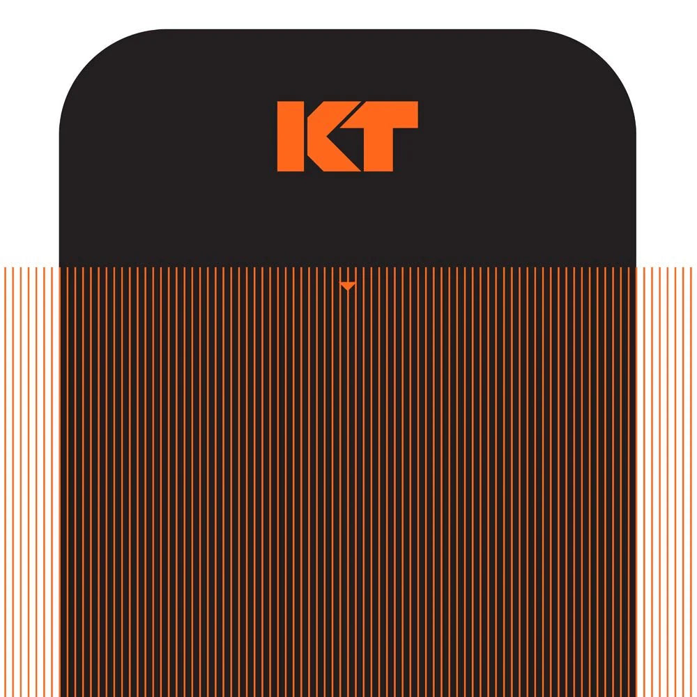 KT Tape Pro Wide Voorgesneden (10 x 25 cm) – 10 pièces – 2,5 mètres