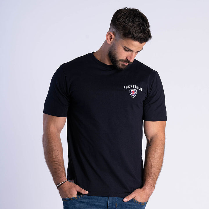 T-shirt Marine du French Rugby Club Ruckfield