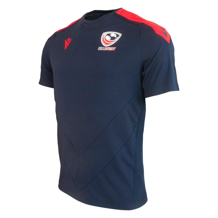 T-shirt d'entraînement de rugby Macron USA pour enfants 2025