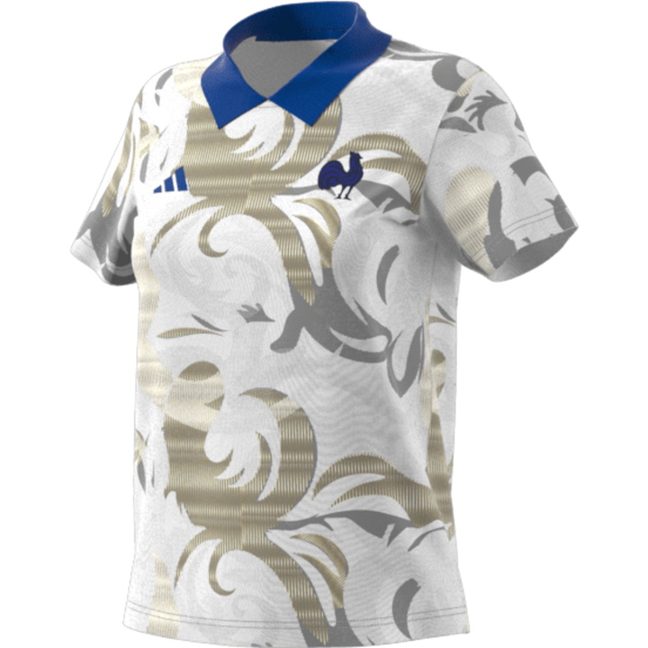 Maillot d'avant-match adidas France Rugby Femme RWC 2025