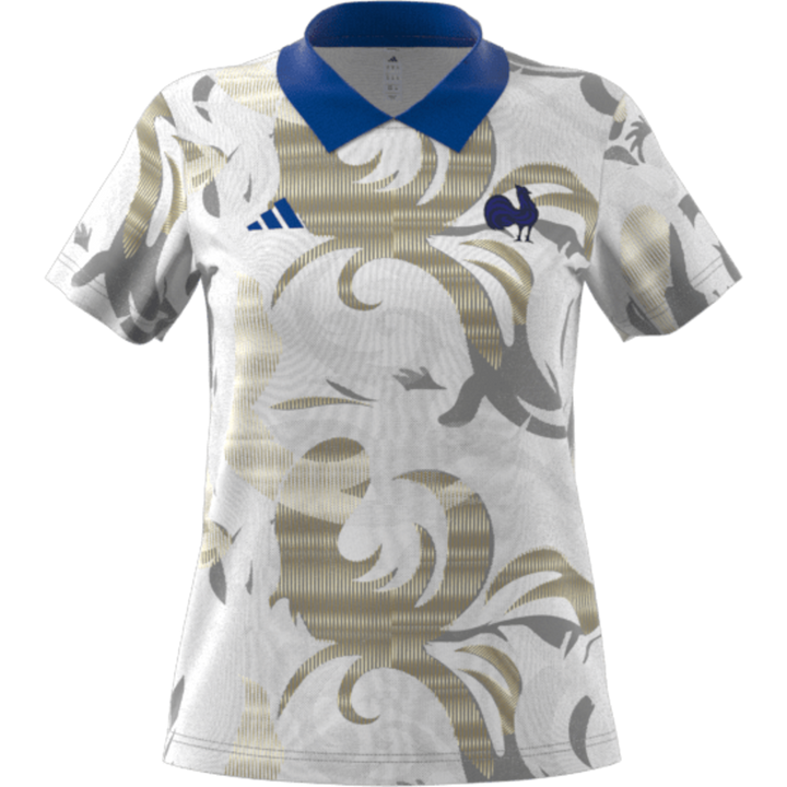 Maillot d'avant-match adidas France Rugby Femme RWC 2025