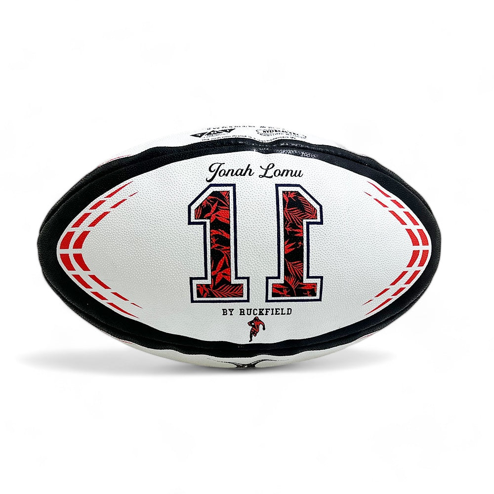 Ballon de Rugby Jonah Lomu / Gilbert en collaboration avec Ruckfield