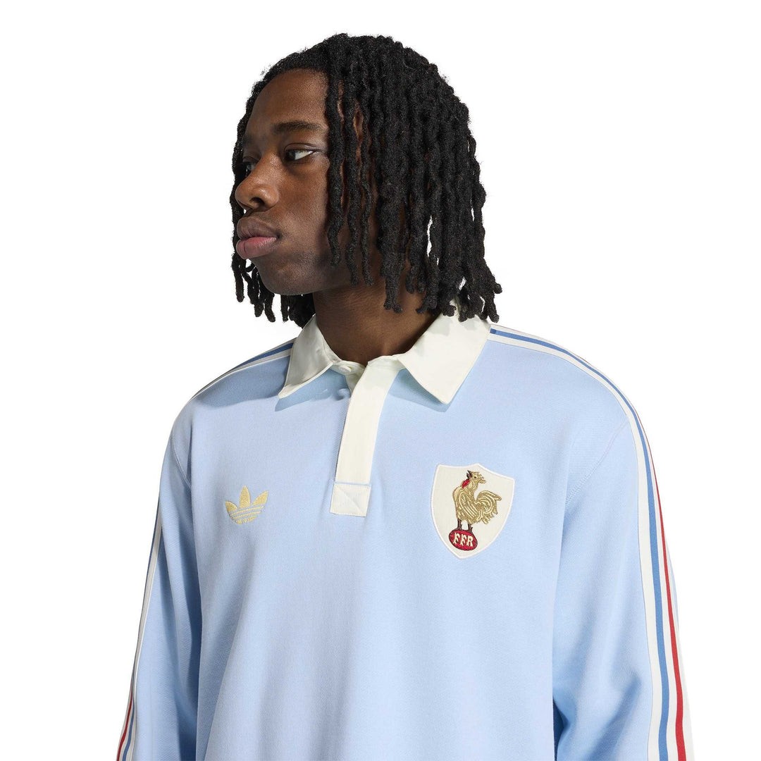 (Pre-order CLOSED) adidas France Crunch Rugby Heritage Polo Senior