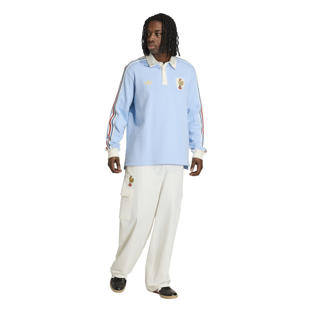 (Pre-order CLOSED) adidas France Crunch Rugby Heritage Polo Senior