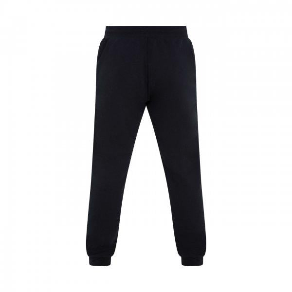 Pantaloni con polsini in pile affusolato Canterbury neri