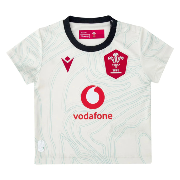 Macron Wales Rugby Replica Away Shirt 2025/26 Baby