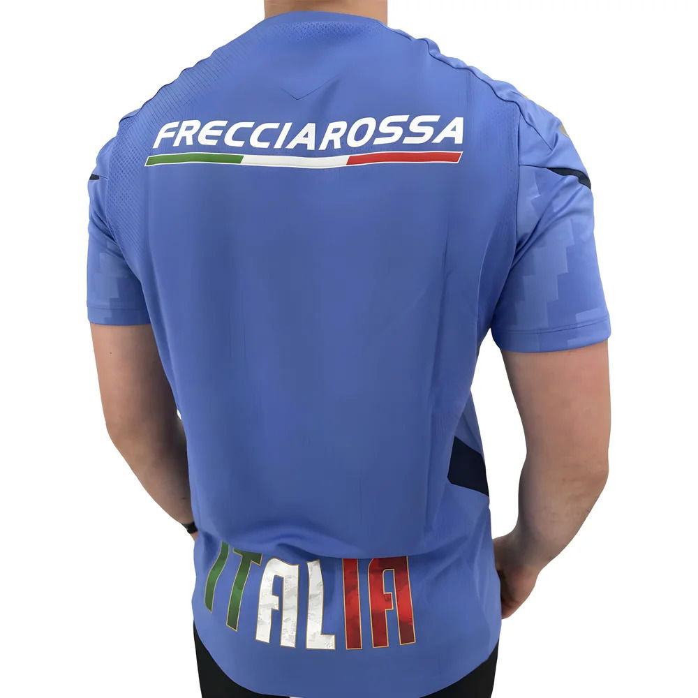 Macron Italy Rugby Staff Training T-Shirt Kids