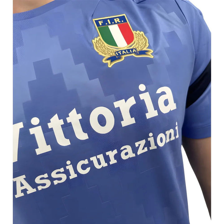 Macron Italy Rugby Staff Training T-Shirt