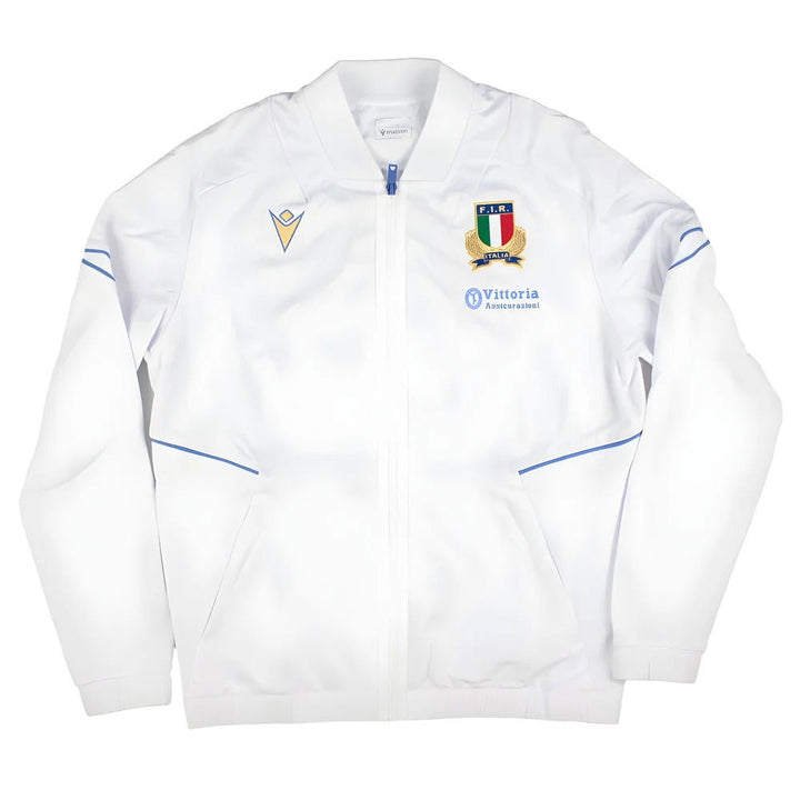 Macron Italy Rugby 2025/26 Training Full Zip Top Adult