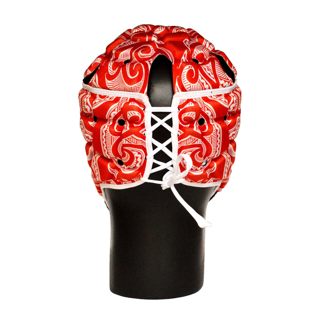 Casque de protection Impact Rugby Tribal Rouge