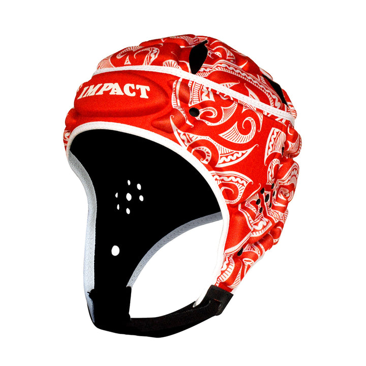 Casque de protection Impact Rugby Tribal Rouge