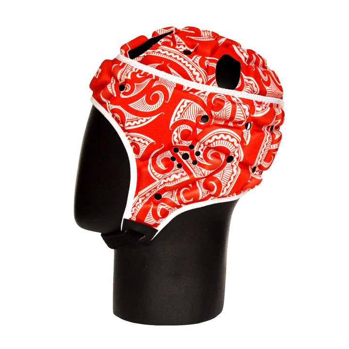 Casque de protection Impact Rugby Tribal Rouge