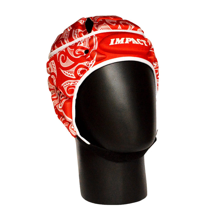 Casque de protection Impact Rugby Tribal Rouge