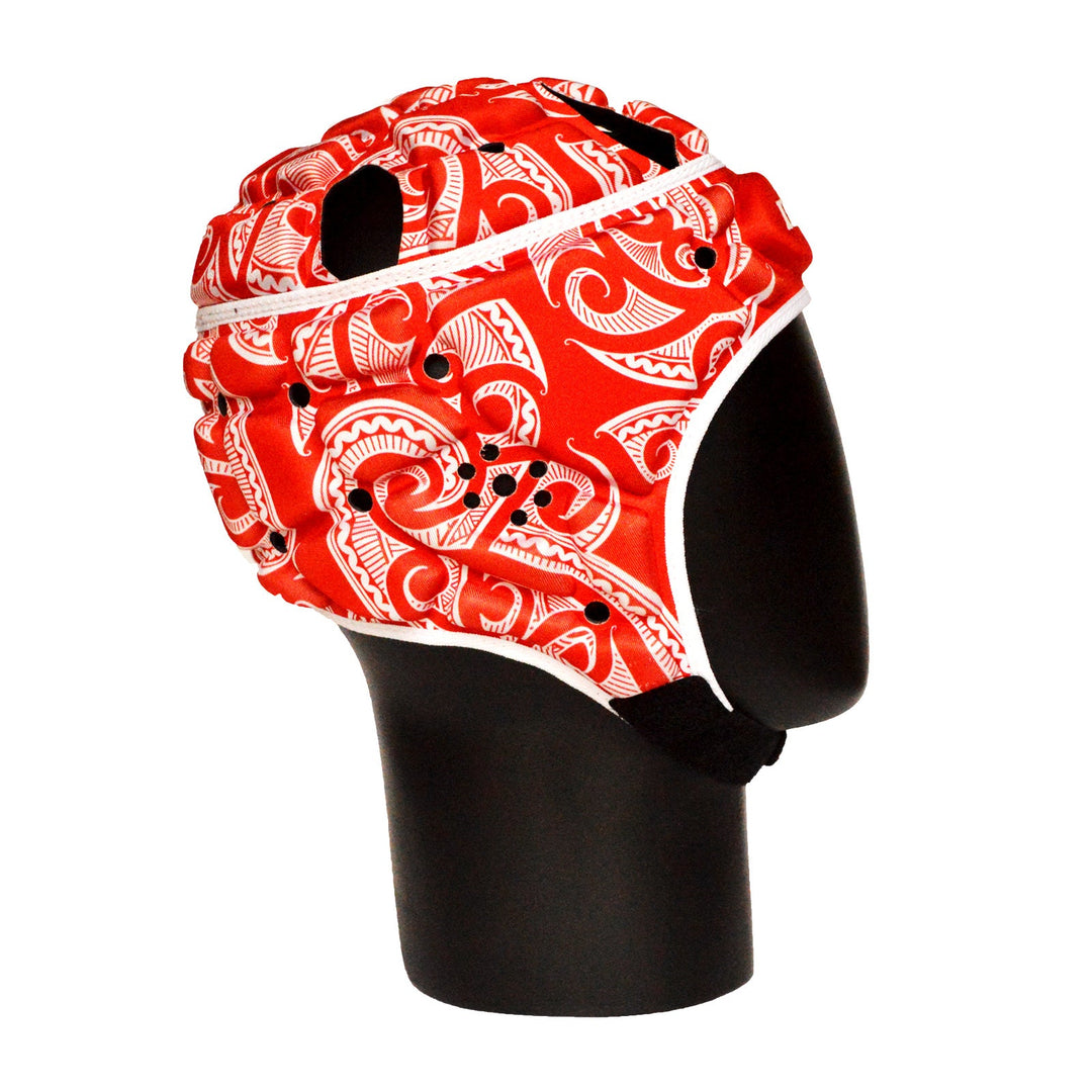 Casque de protection Impact Rugby Tribal Rouge