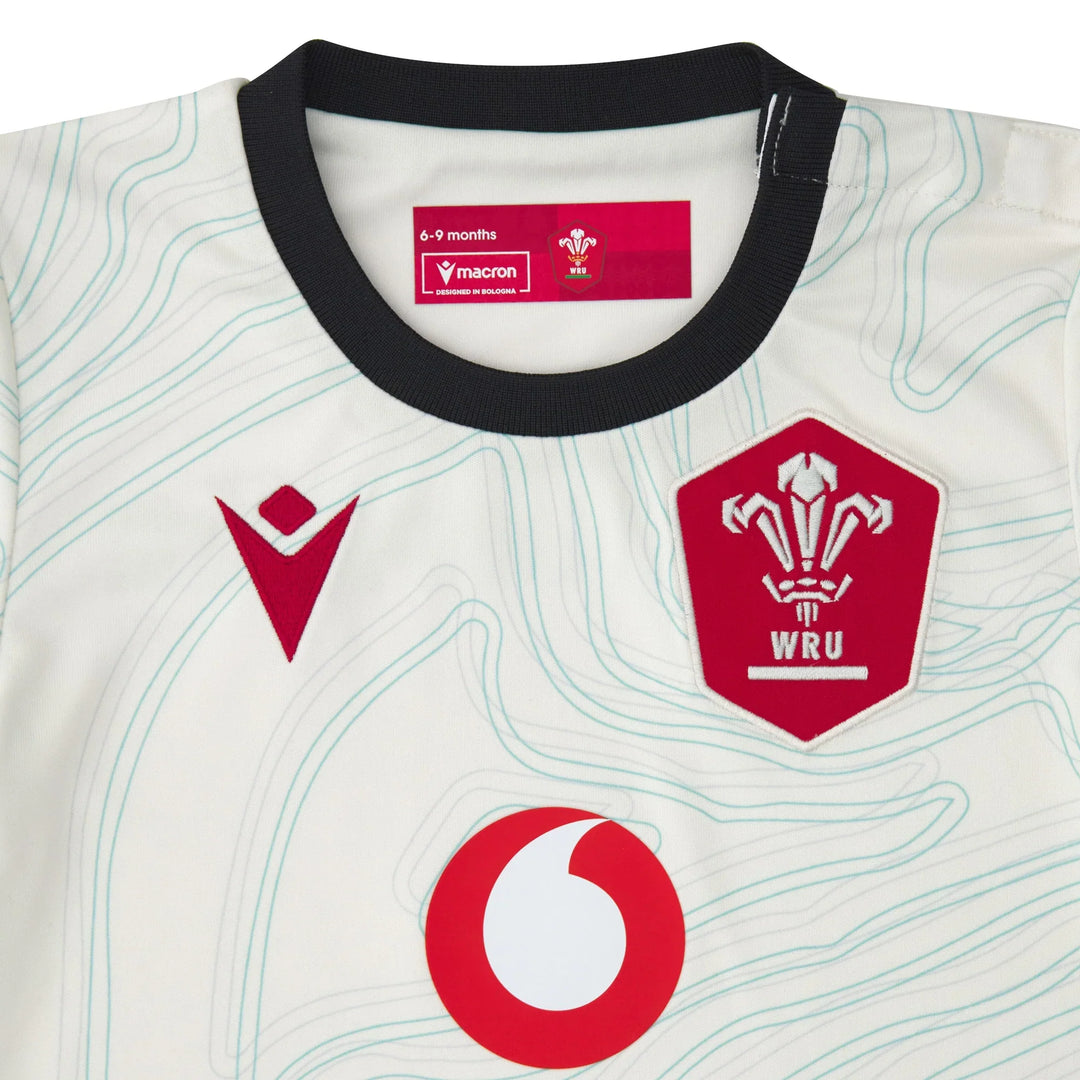 Macron Wales Rugby Replica Away Shirt 2025/26 Baby