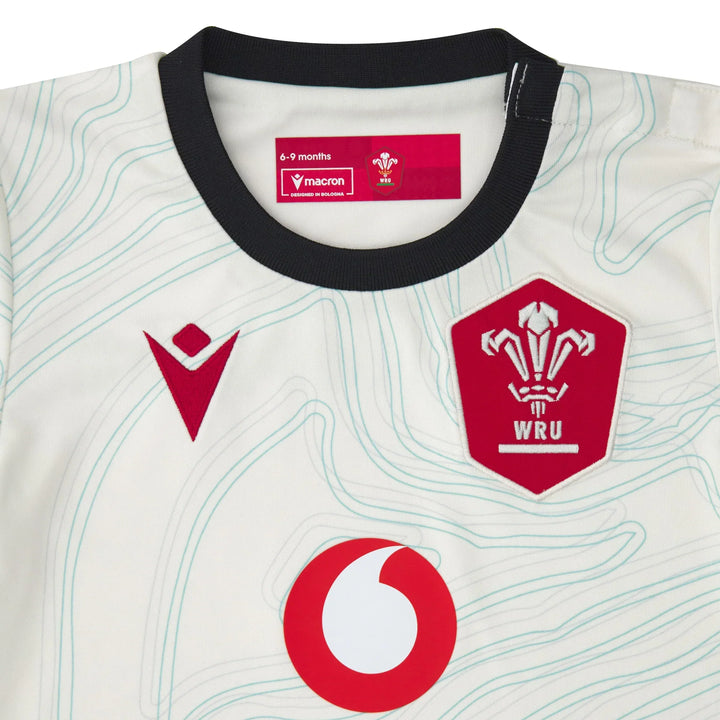 Macron Wales Rugby Replica Away Shirt 2025/26 Baby