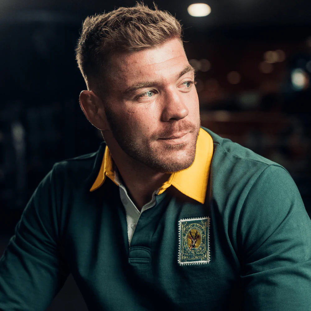 Old School SA Supporters Classic LS Rugby Shirt