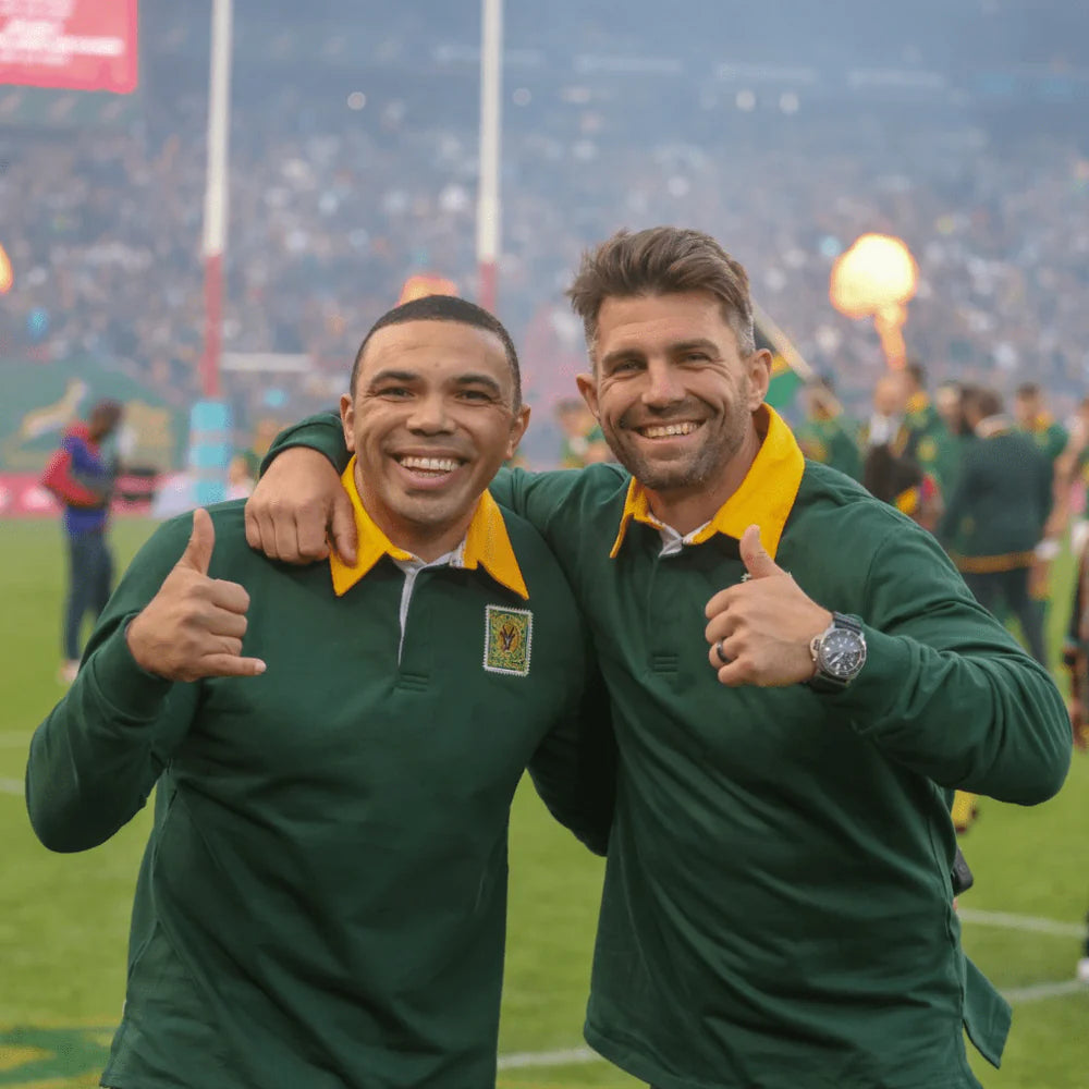 Old School SA Supporters Classic LS Rugby Shirt