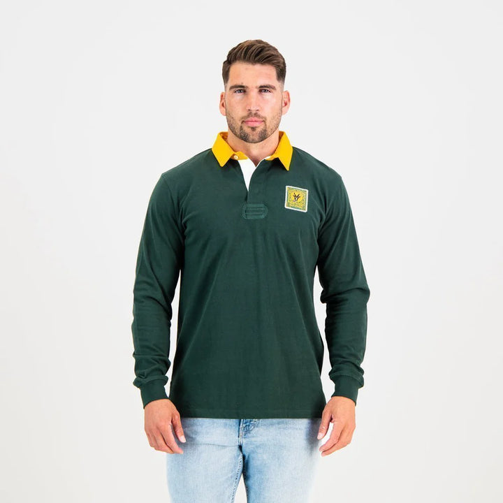 Old School SA Supporters Classic LS Rugby Shirt