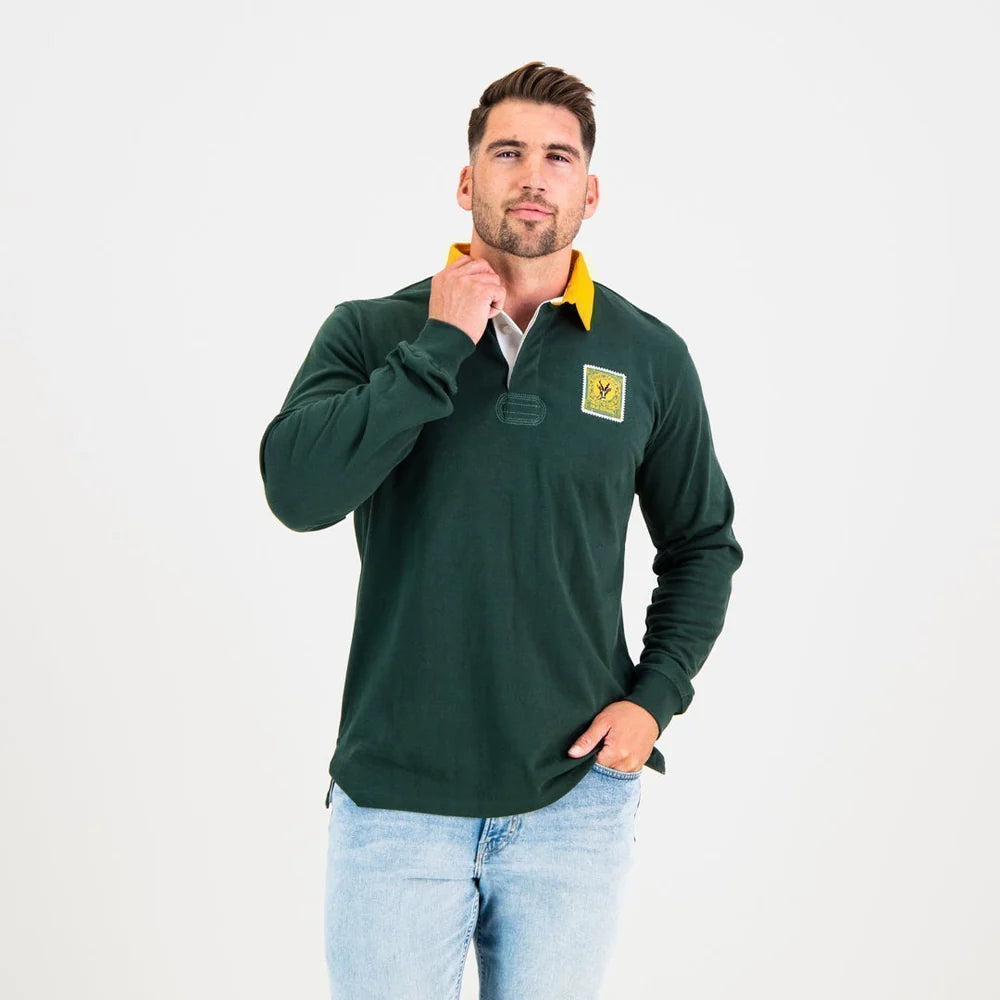 Old School SA Supporters Classic LS Rugby Shirt