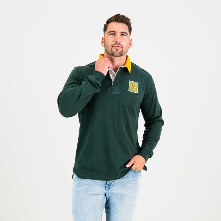 Old School SA Supporters Classic LS Rugby Shirt