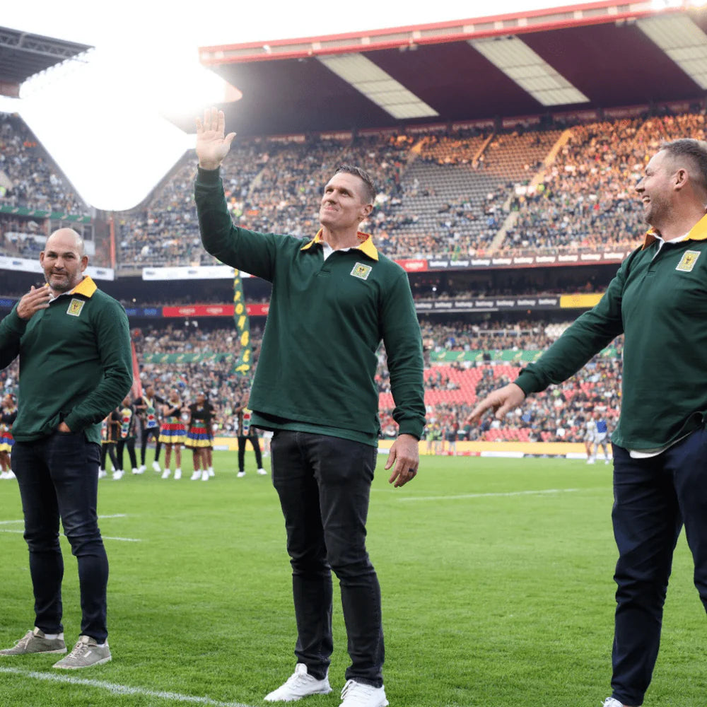 Old School SA Supporters Classic LS Rugby Shirt