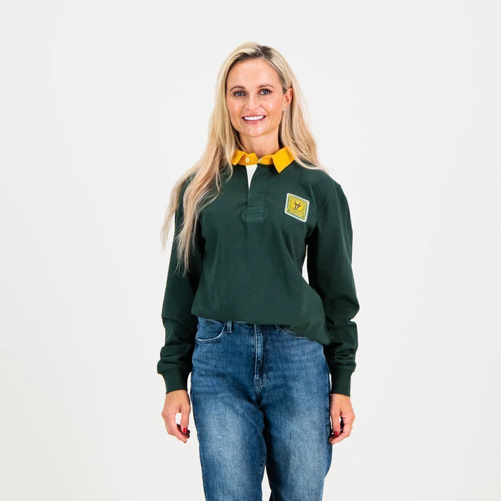 Old School SA Supporters Classic LS Rugby Shirt