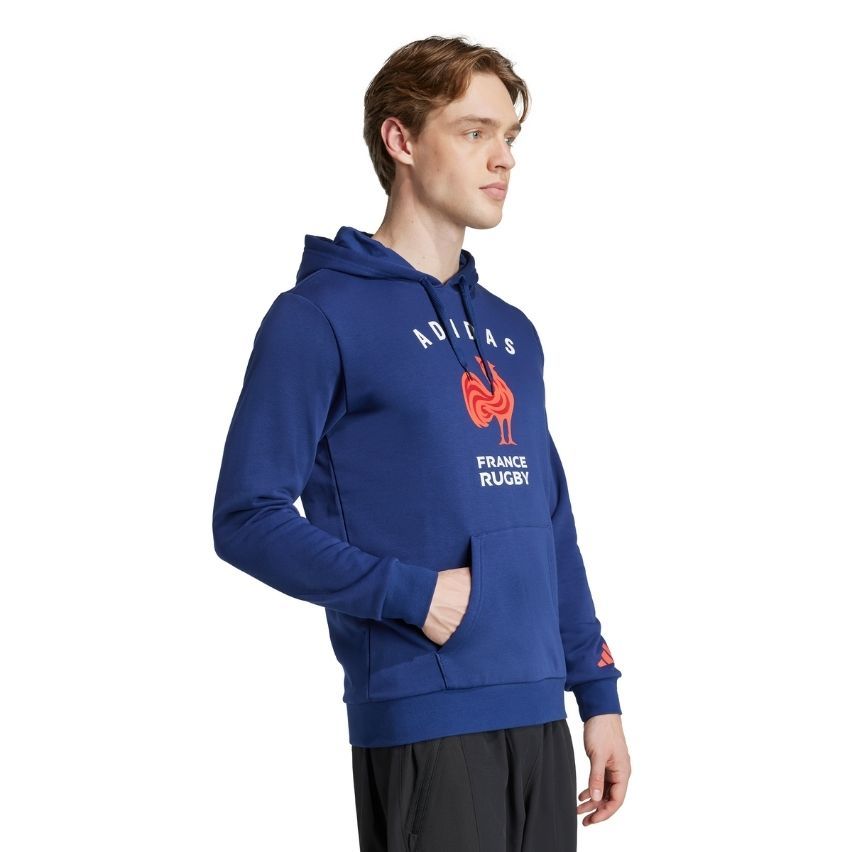 Sweat à capuche adidas France Graphic Rugby pour homme