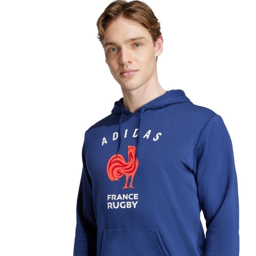 Sweat à capuche adidas France Graphic Rugby pour homme
