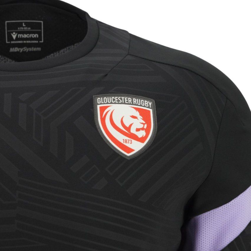Macron Gloucester Rugby Training T-Shirt Men
