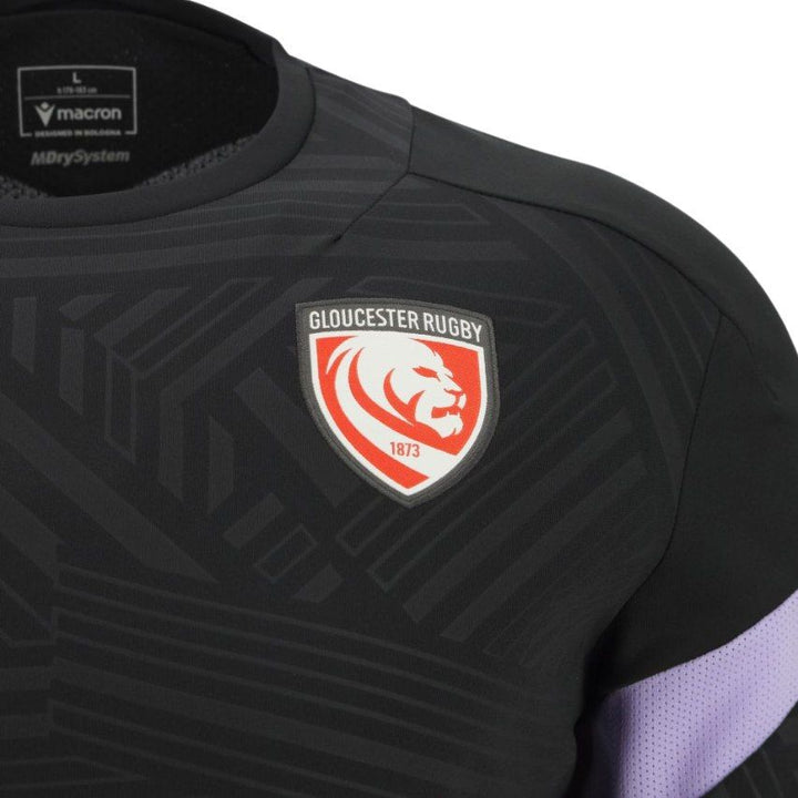 Macron Gloucester Rugby Training T-Shirt Men