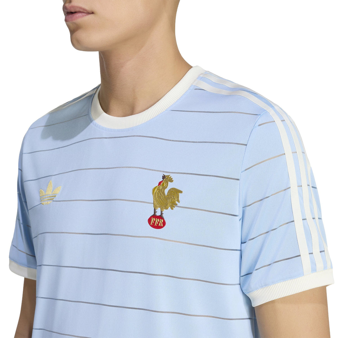 adidas France Rugby 120 Years Crunch Supporter T-Shirt Senior