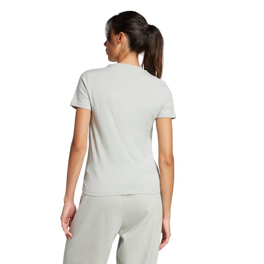 T-shirt de rugby adidas All Blacks pour femme Argent