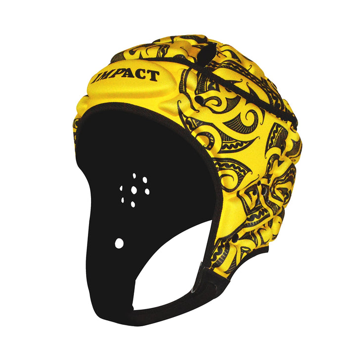 Casque de protection Impact Rugby Tribal Jaune