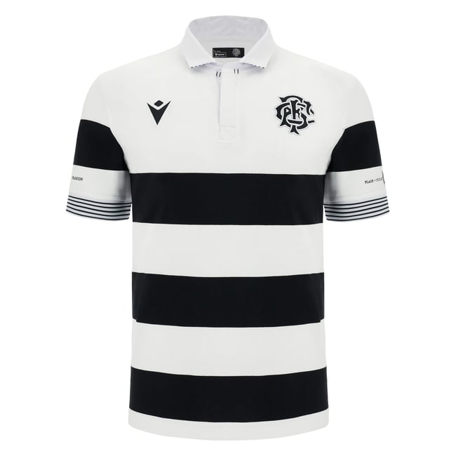 Maillot Barbarians 2023/24 en Coton à Manches Courtes pour Hommes