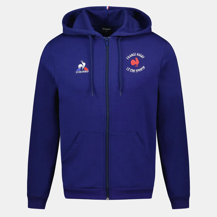 Sweat à Capuche Zippé Homme - France Rugby