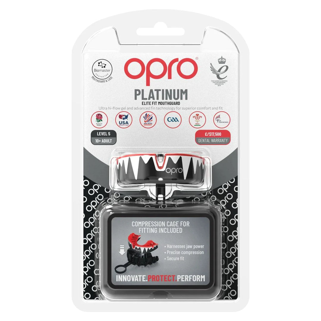 Opro Platinum Elite Fit Mouthguard Senior