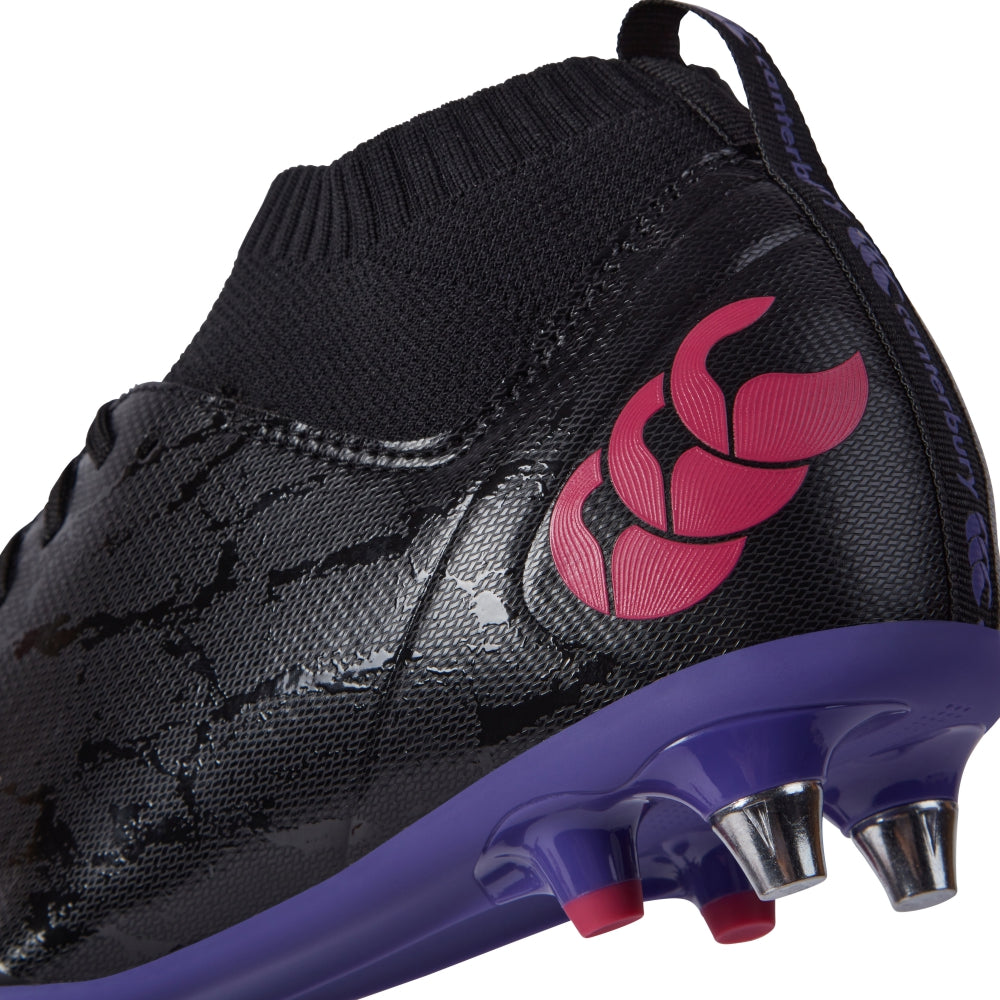 Chaussures de Rugby Canterbury Stampede Pro SG Noir/Violet