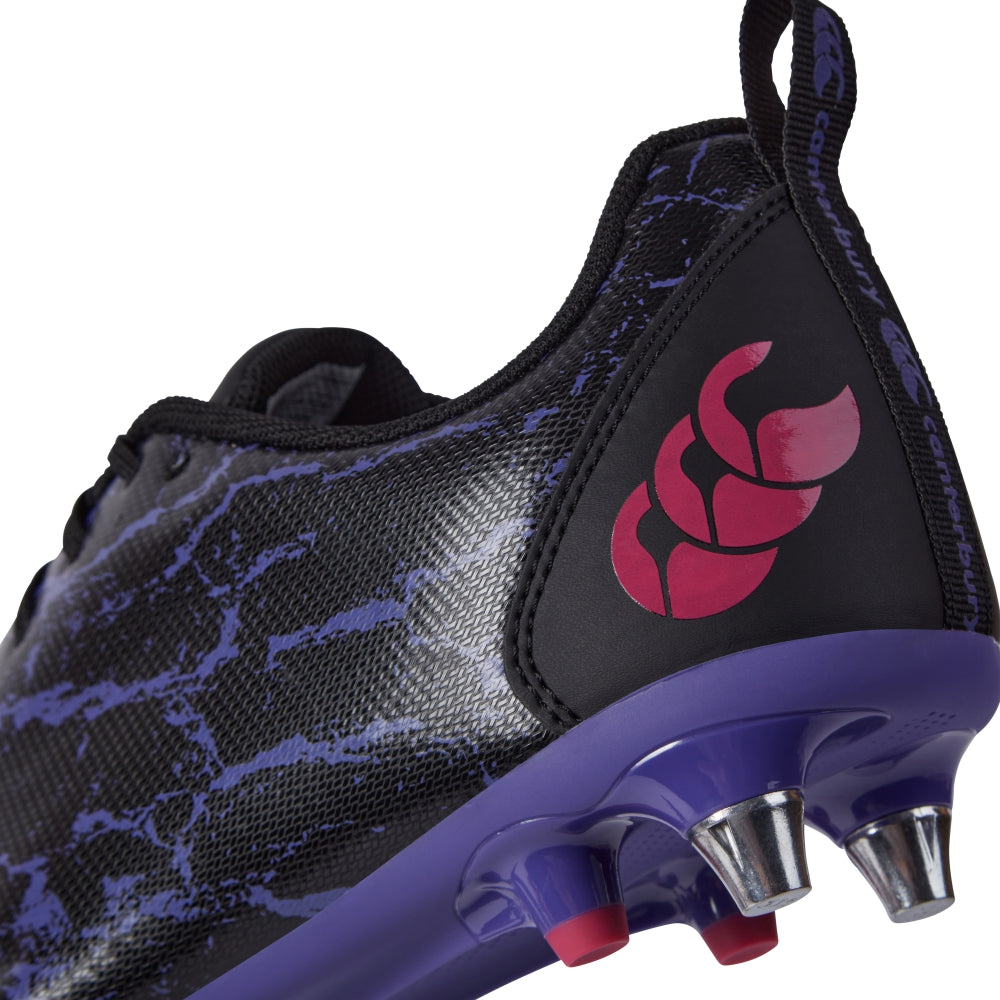 Chaussures de Rugby Canterbury Stampede Team SG Noir/Violet