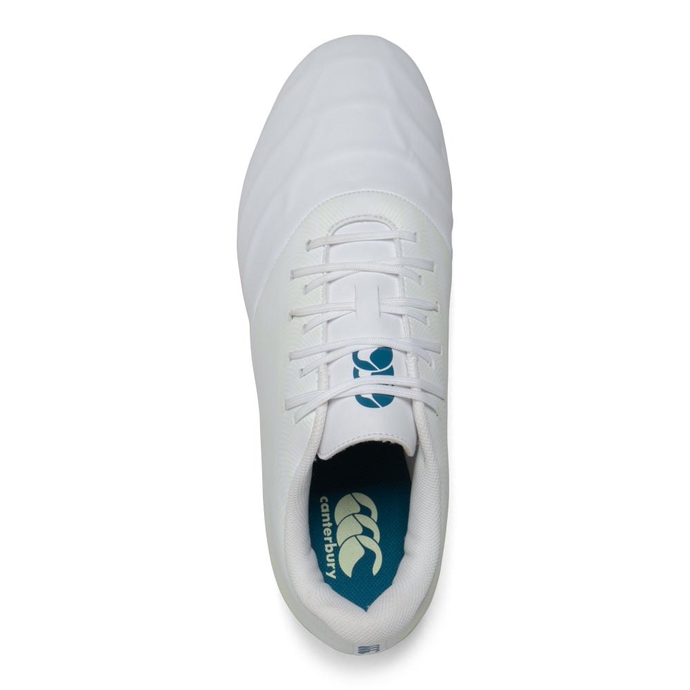 Chaussures de rugby Canterbury Phoenix Genesis Team SG Blanc