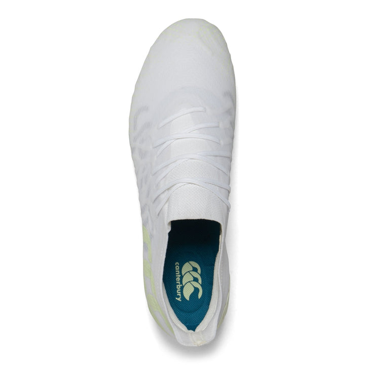 Chaussures de Rugby Phoenix Genesis Elite SG Blanc de Canterbury