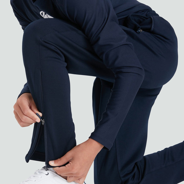 Stretched Tapered Pants Junior Navy