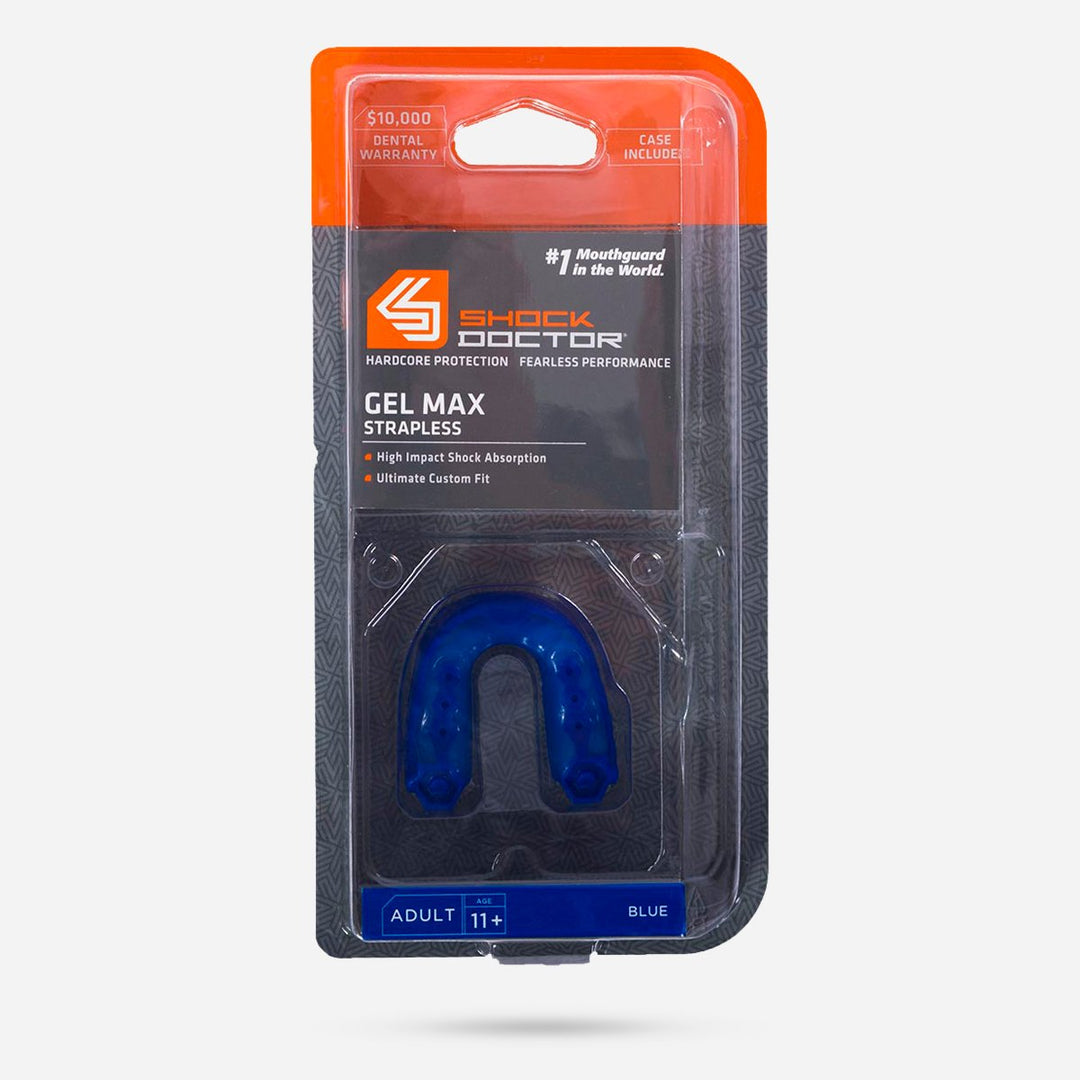 Shock Doctor Gel Max Mouthguard Blue Senior