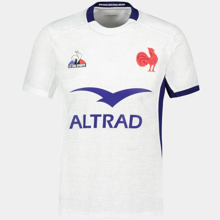 Maillot Rugby Enfant France Extérieur 2023/24 Blanc - Le Coq Sportif